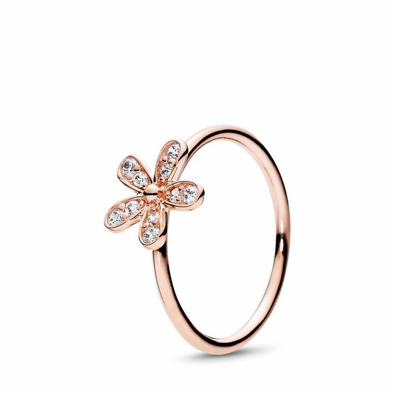 Pandora Australia Rose™ Dazzling Daisy Stackable Ring | VPZTFS914